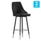 Flash Furniture BK 30" LeatherSoft Stools with Chrome Accents, 2PK SY-807-30-BK-GG - alternate 9